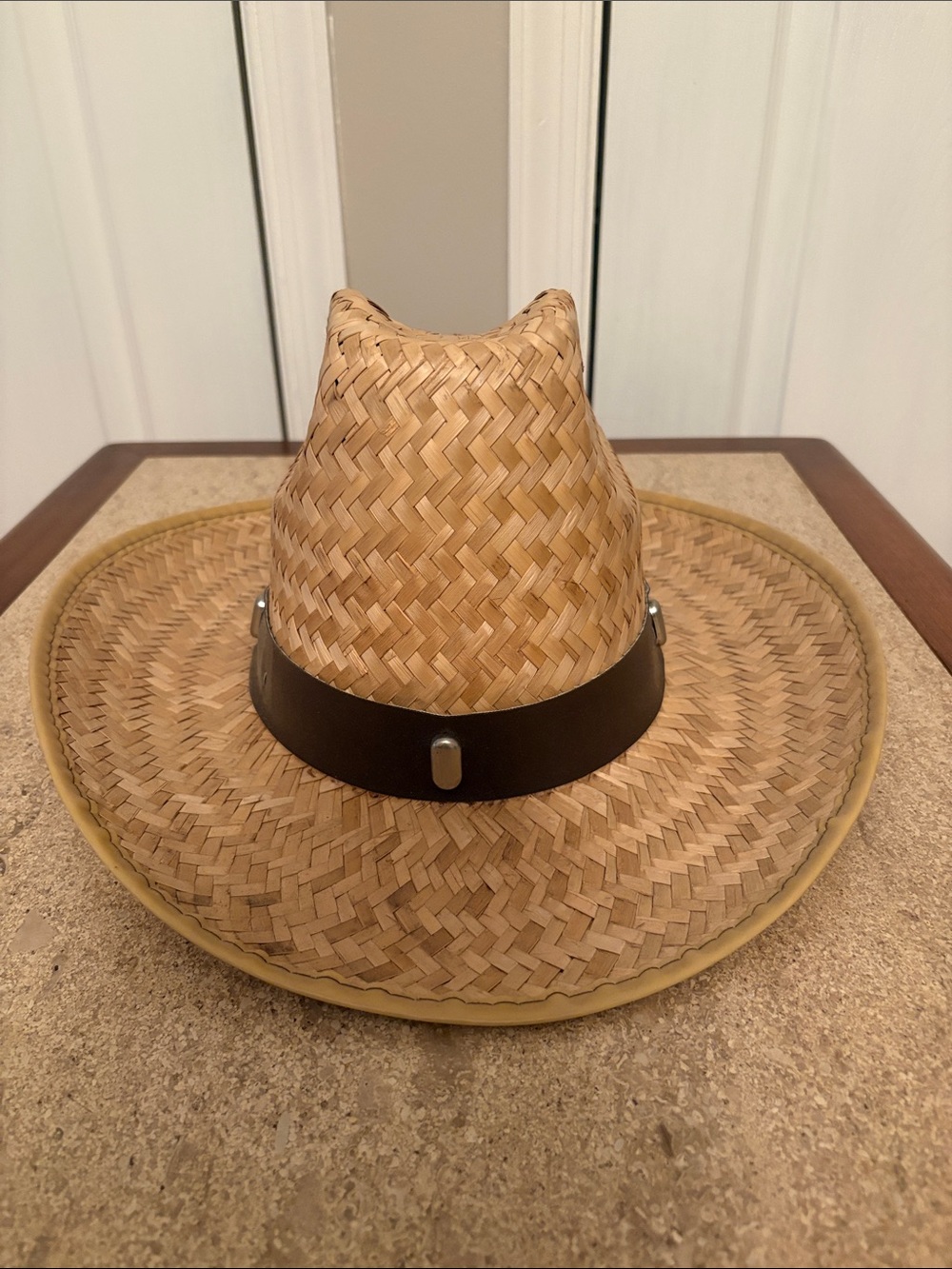Straw cowboy hat